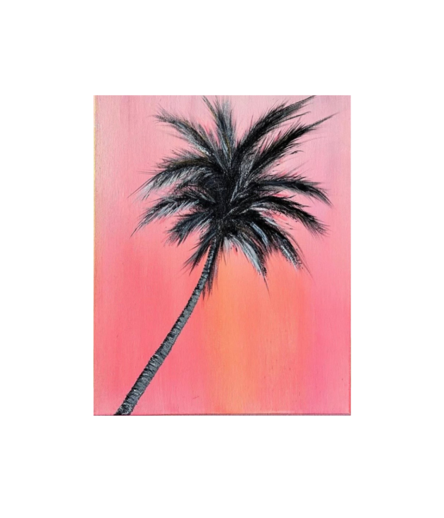 "GOLDEN HOUR PALM TREE"